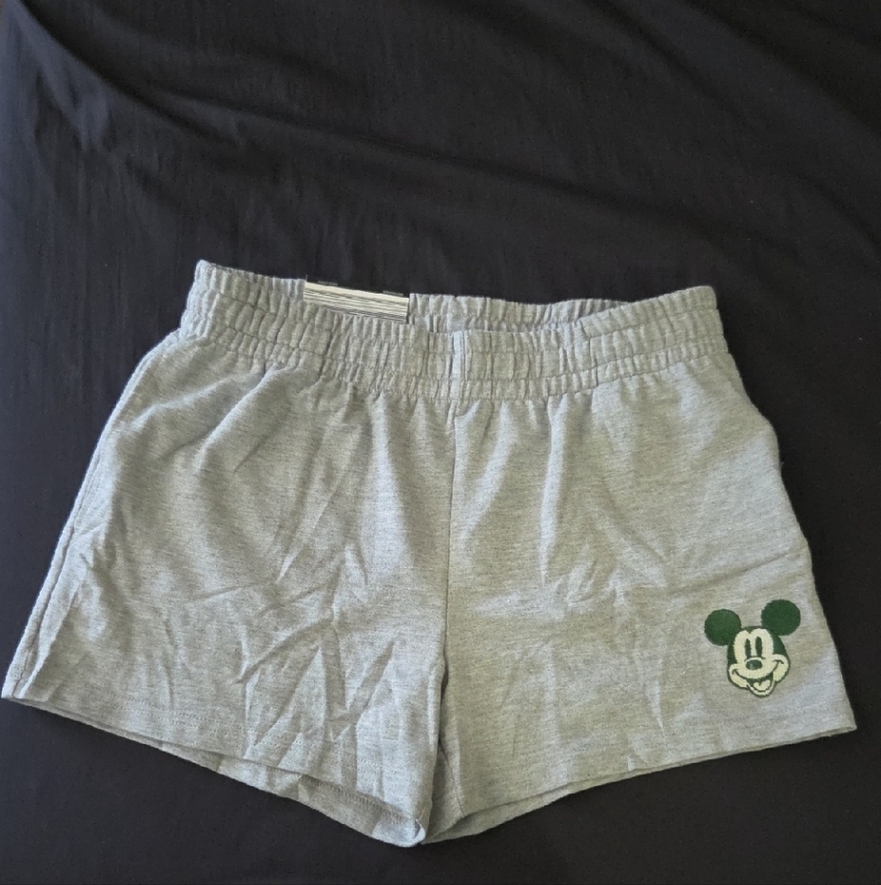 Gray Mickey Mouse Women's Shorts